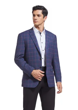 Hechter Paris Grid Wool Sport Coat