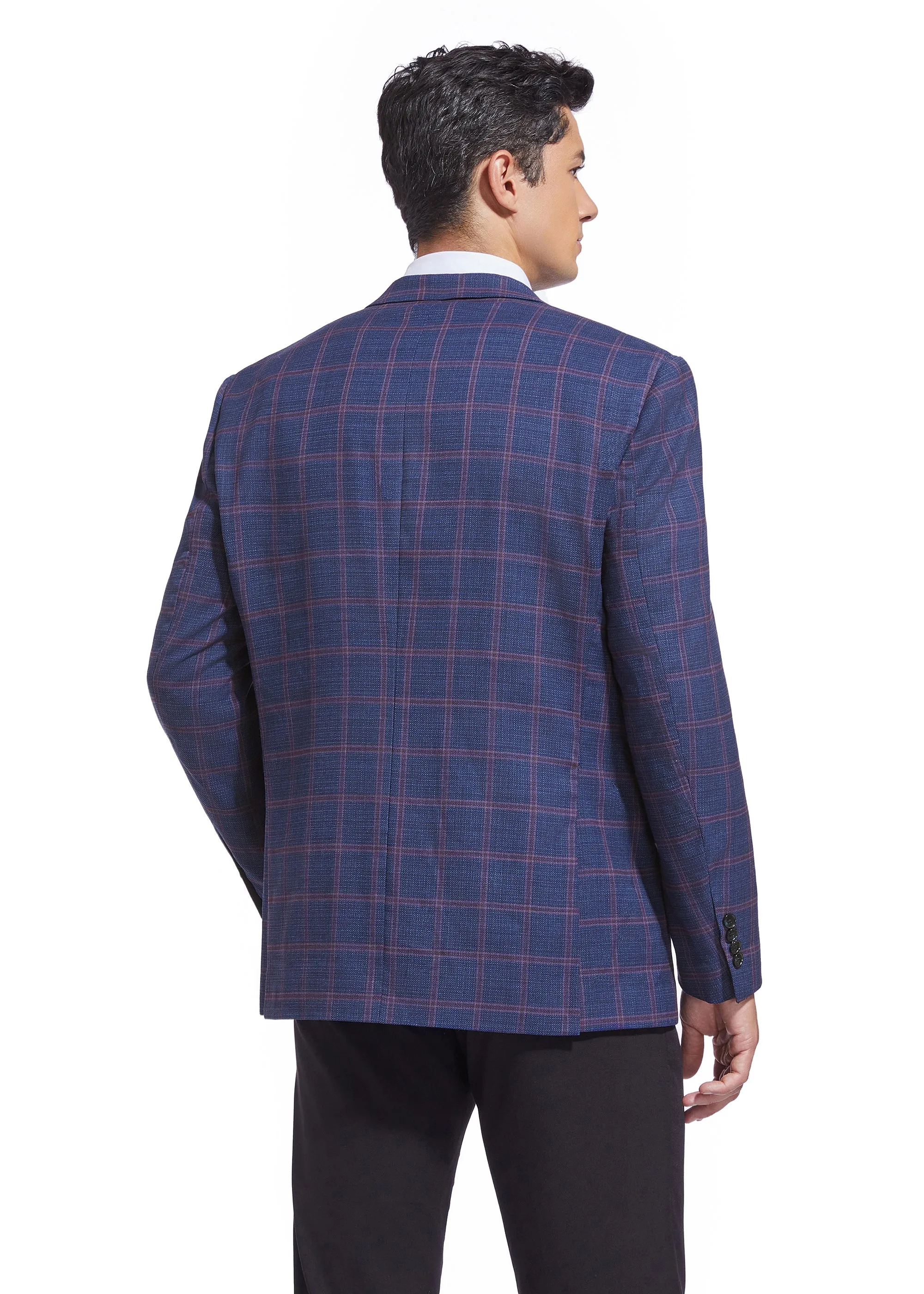 Hechter Paris Grid Wool Sport Coat