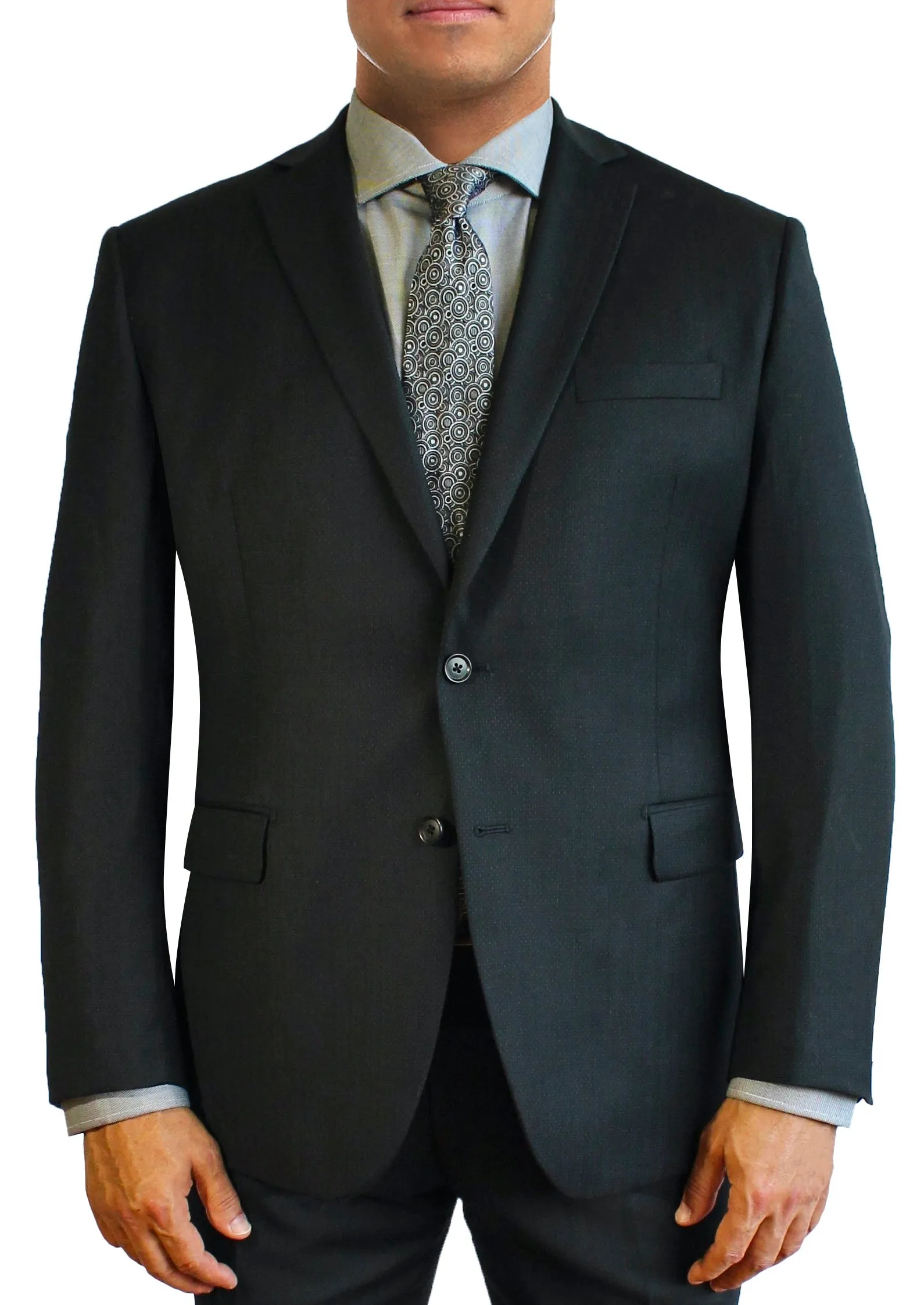 Hechter Paris Navy Mélange Nails Head Suit