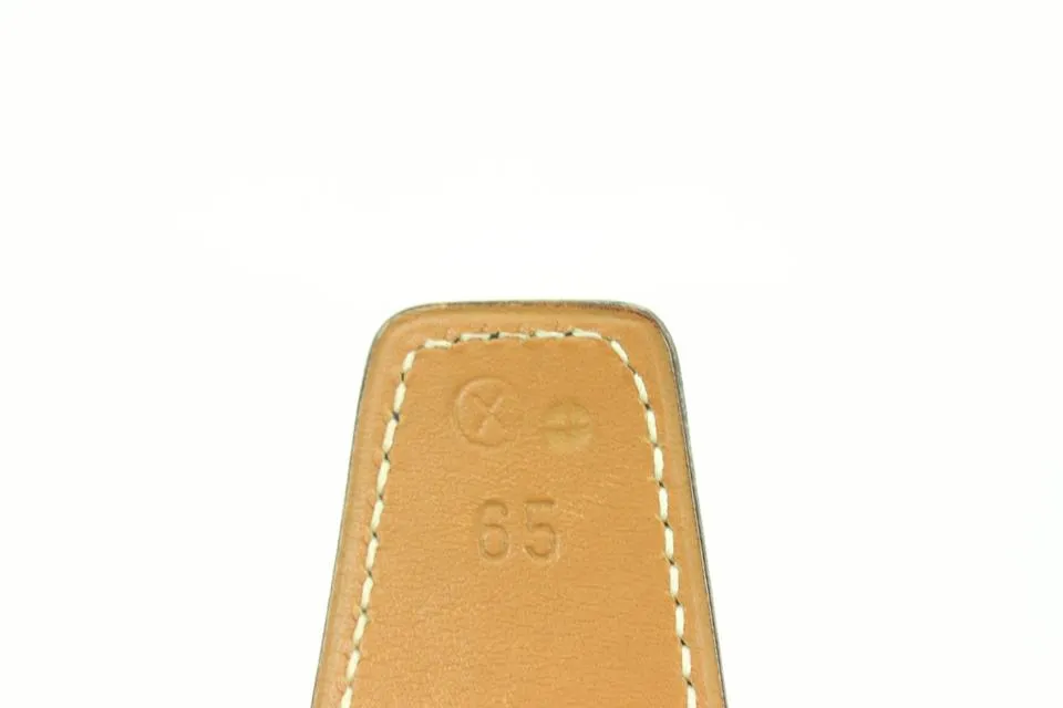 Hermès Black x Brown x Gold 32mm Reversible H Logo Belt Kit s331h52