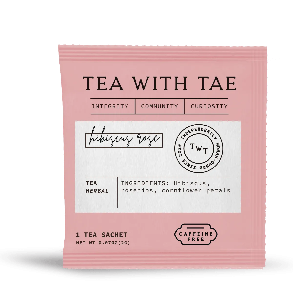 Hibiscus Rose 50 ct. Overwrap Bag