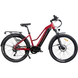 Hiko Rangler Electric Hybrid Bike 840Wh Battery Red