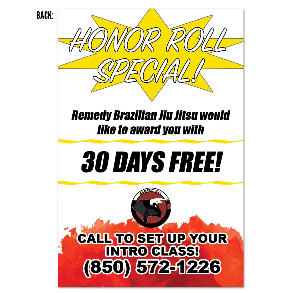 Honor Roll AD Card