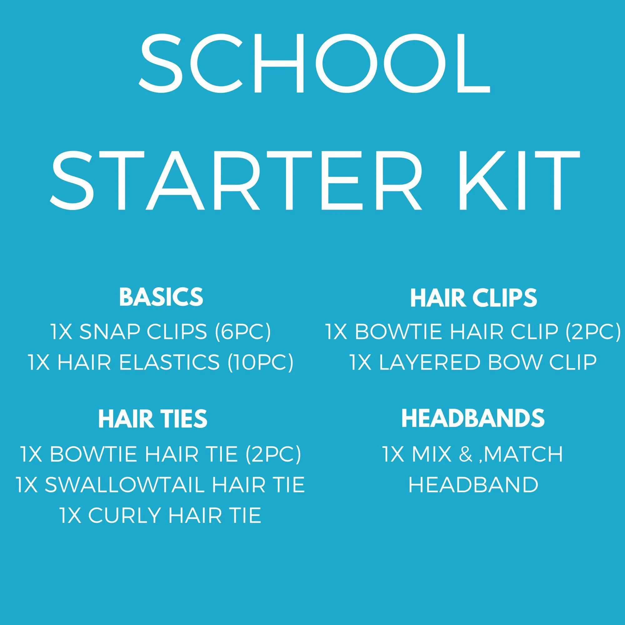 Ice Blue Hair Accessories