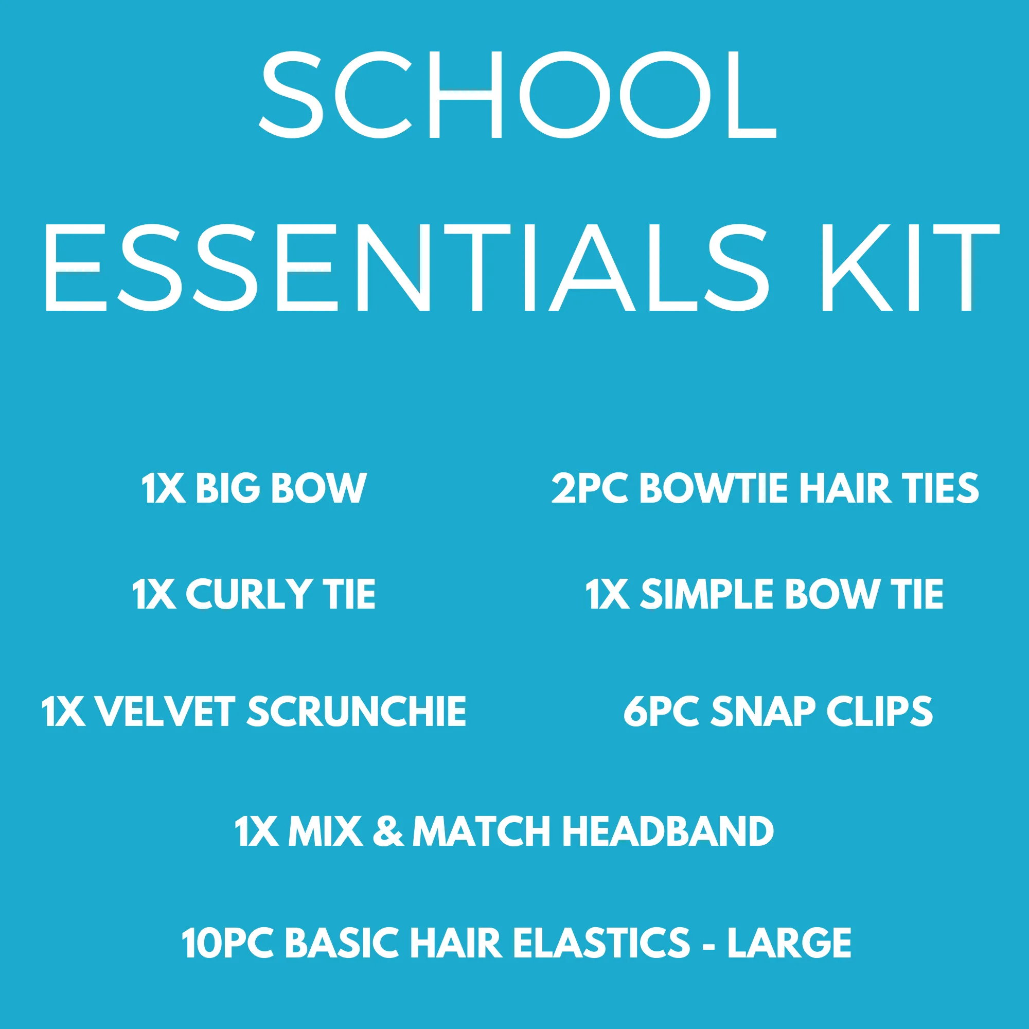 Ice Blue Hair Accessories
