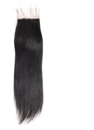 Indian Straight Hair 4"x4" Lace Closure