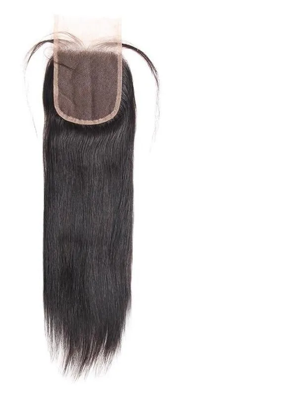 Indian Straight Hair 4"x4" Lace Closure