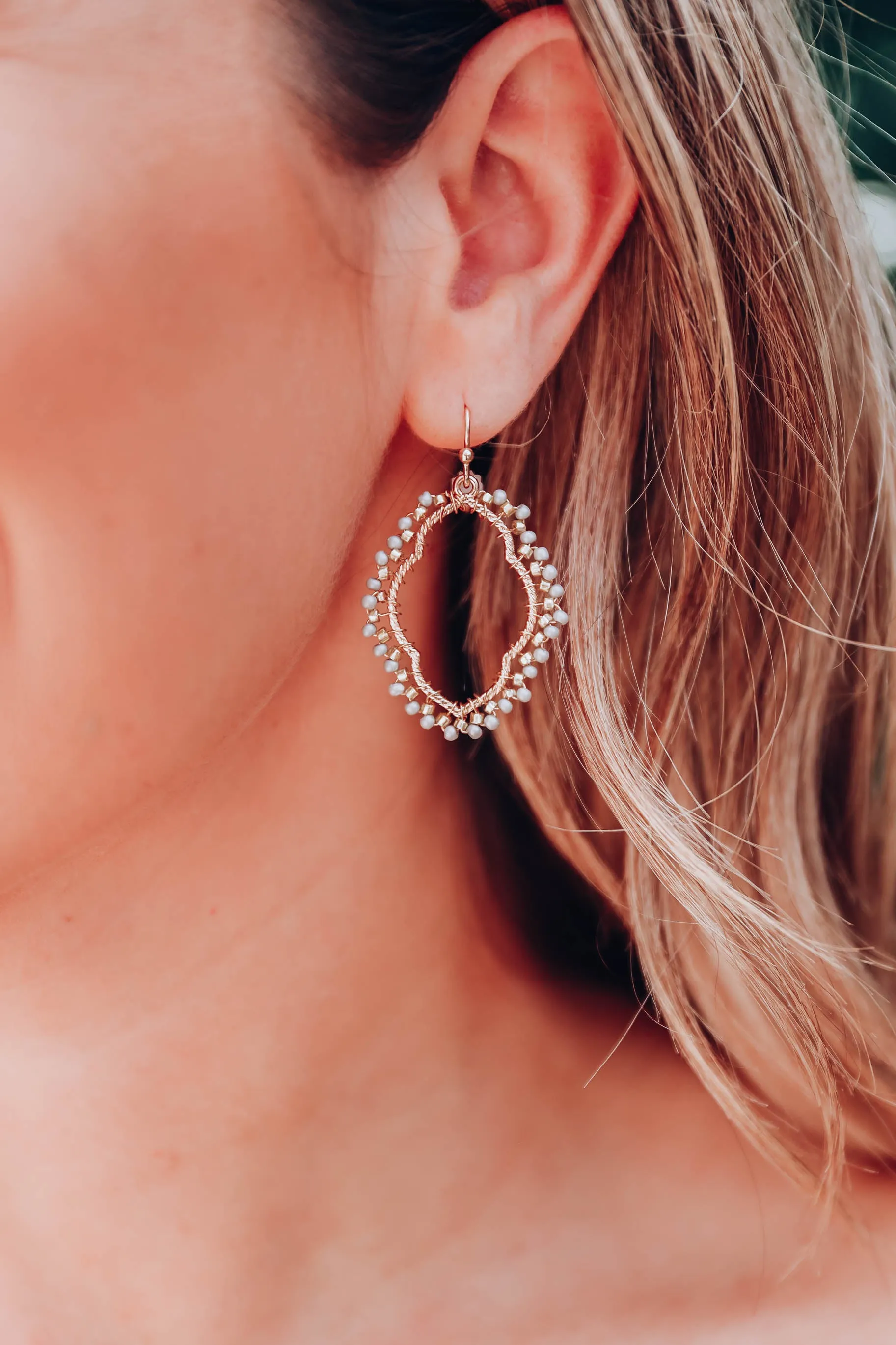 Jago Earrings - Grey