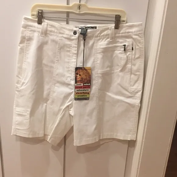 Jamie Sadock Golf Shorts - White - 14