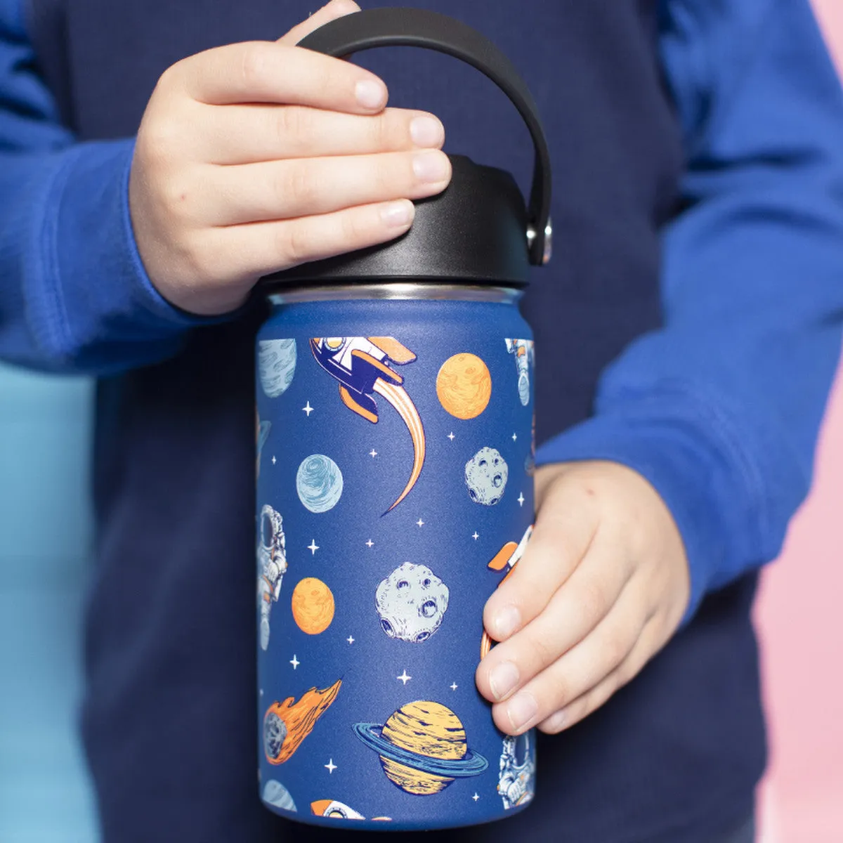 Jane Marie Kids A Trip Around the Sun 12 Oz. Bottle With Straw Cap