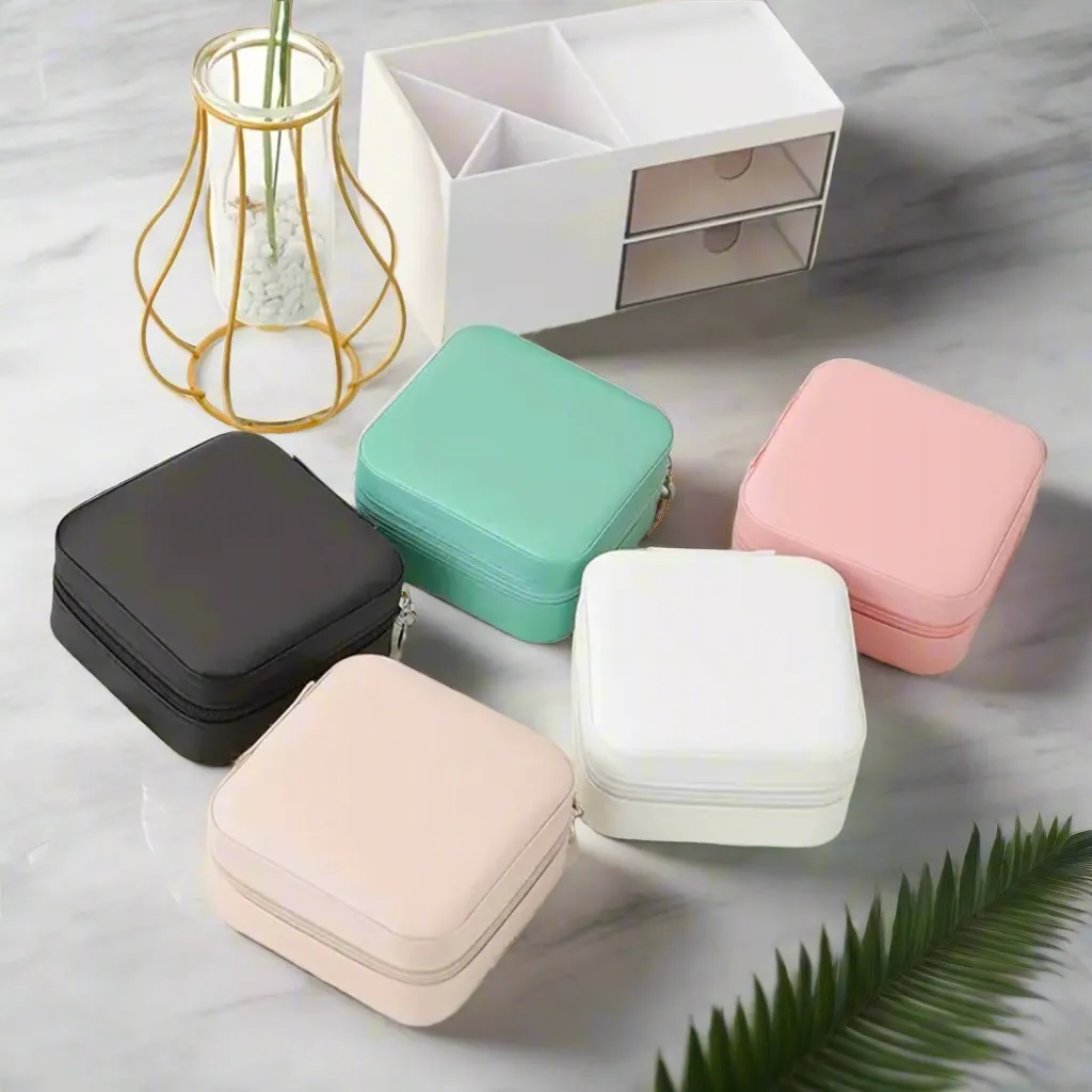 Jewelry Storage Case Cotton Candy Pink