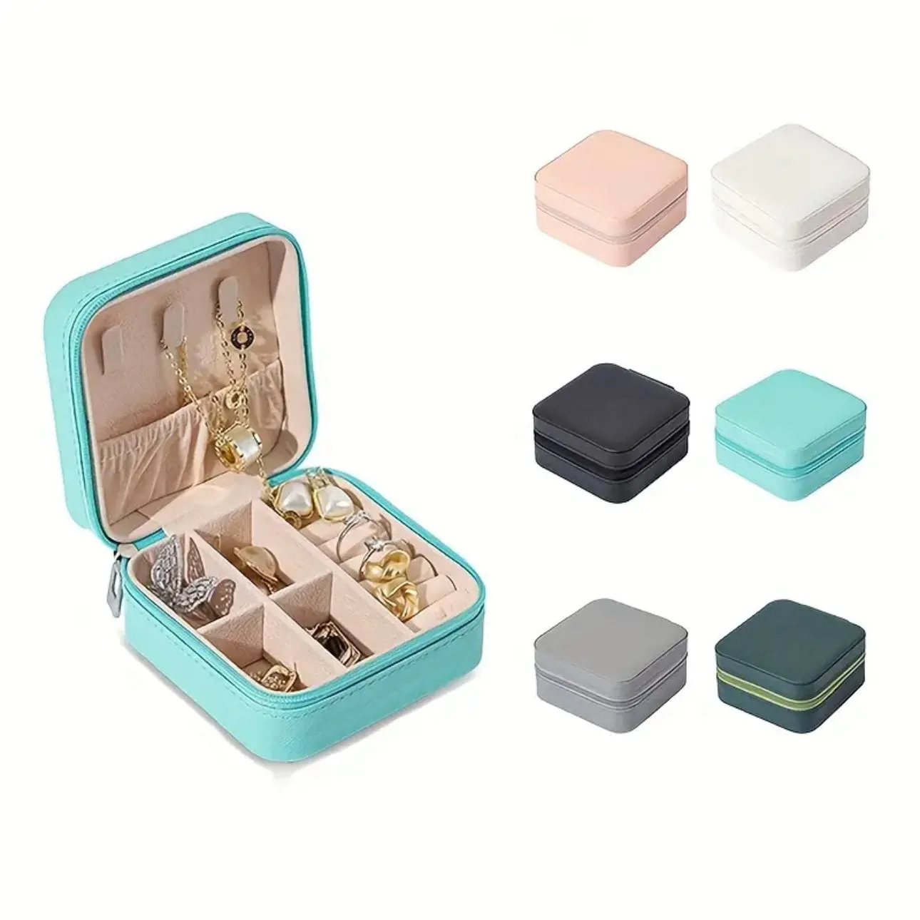 Jewelry Storage Case Grey