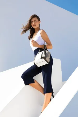 Joseph Ribkoff V Neck Cami White