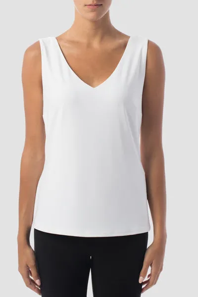 Joseph Ribkoff V Neck Cami White