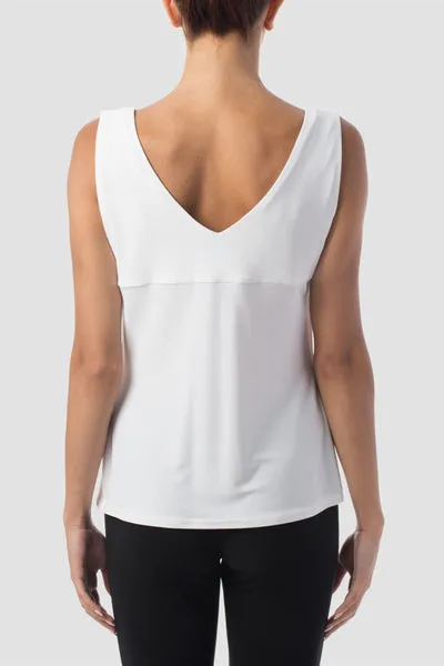 Joseph Ribkoff V Neck Cami White