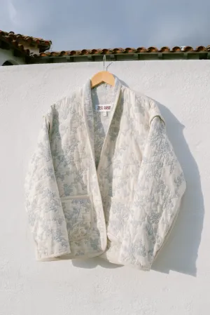 Juniper Cropped Coat - Bellflower