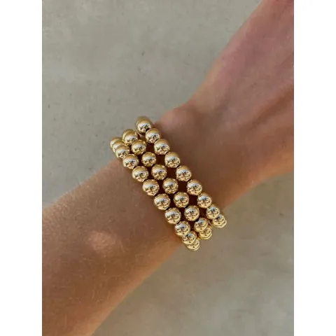 Karen Lazar Design 8 MM Yellow Gold Signature Bracelet