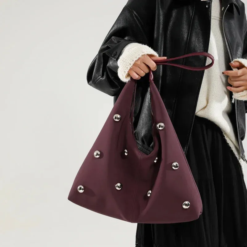 Kathy Marble Suede Tote Bag