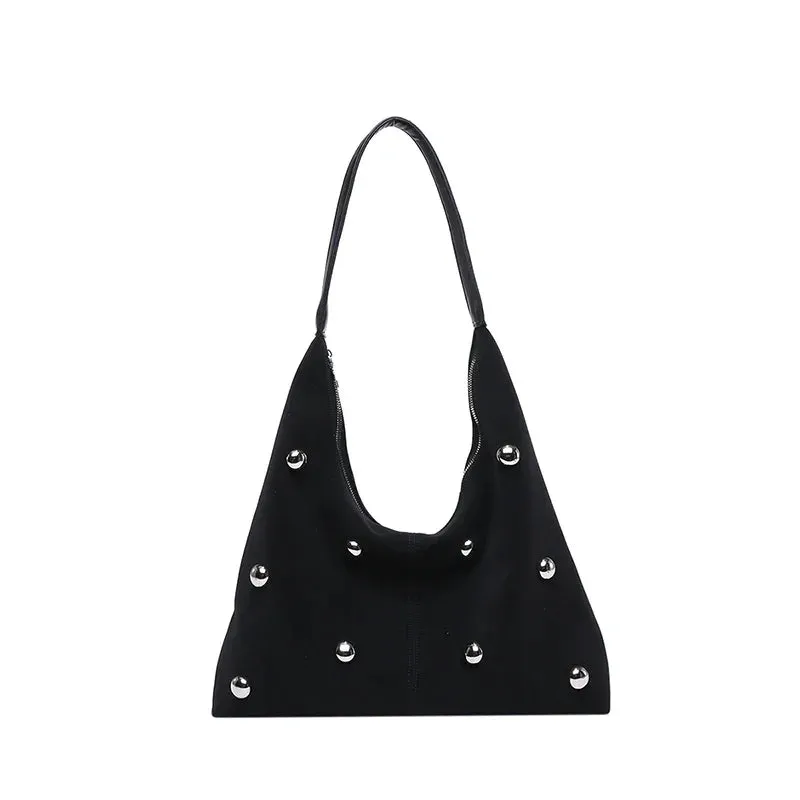 Kathy Marble Suede Tote Bag
