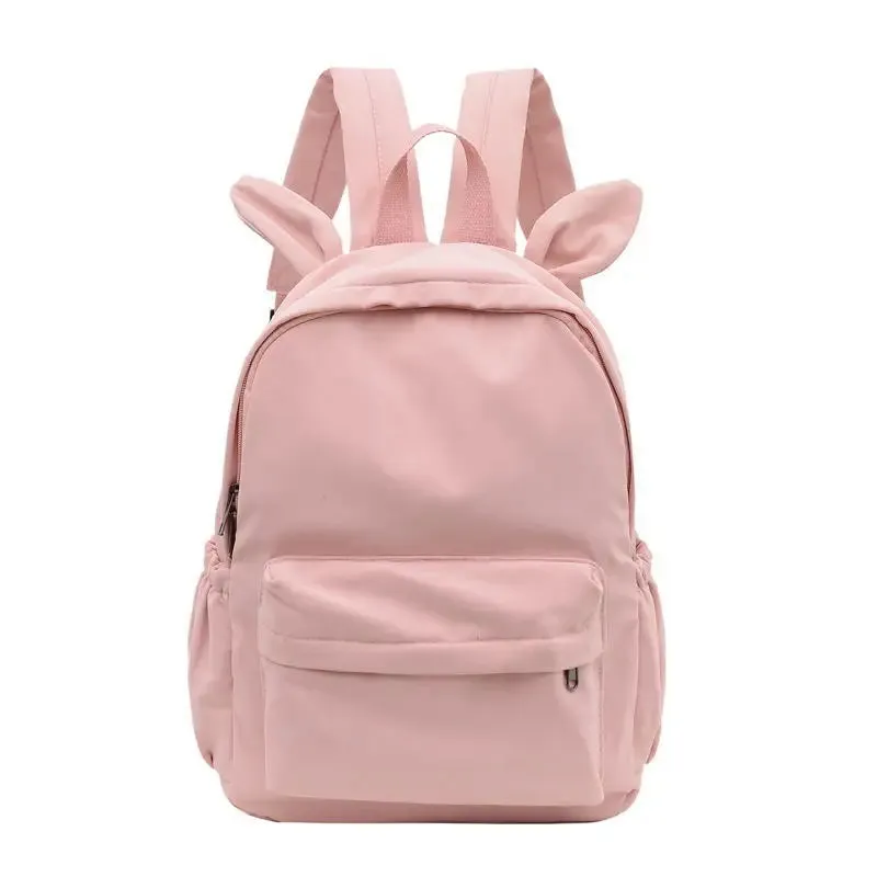 Kawaii Custom Name Bunny Backpack 🐰✨ | Personalized Colorful School Bag for Kids 🎒💖 | Lightweight & Spacious!