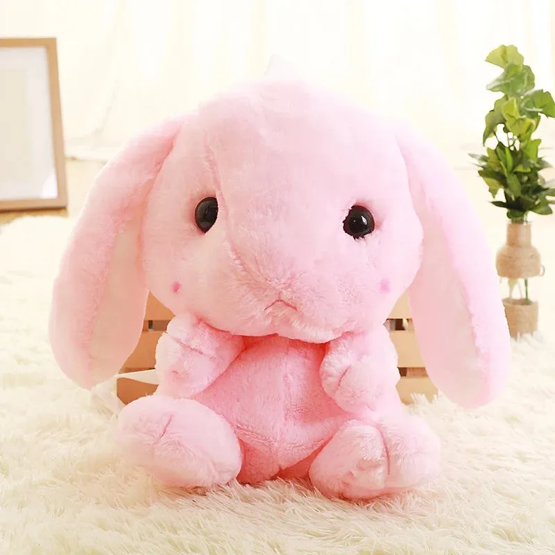 Kawaii Long Ear Rabbit Plush Backpack 🐰🎒 | Cute Crossbody & Coin Purse Doll for Girls | Adorable Gift Idea!