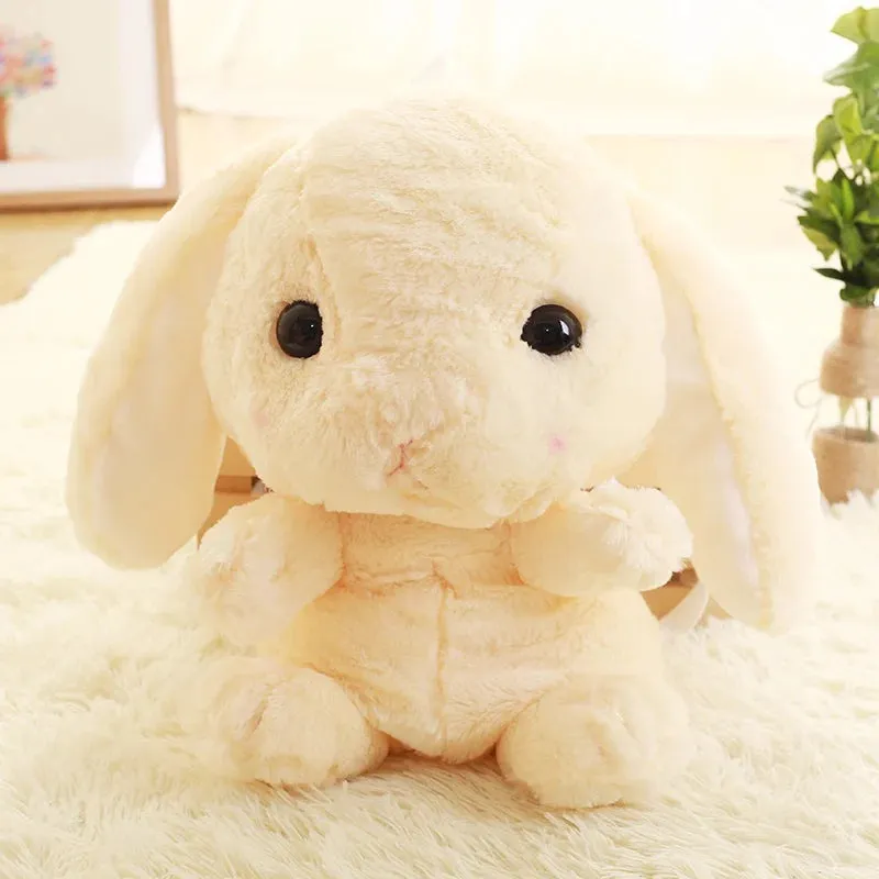 Kawaii Long Ear Rabbit Plush Backpack 🐰🎒 | Cute Crossbody & Coin Purse Doll for Girls | Adorable Gift Idea!
