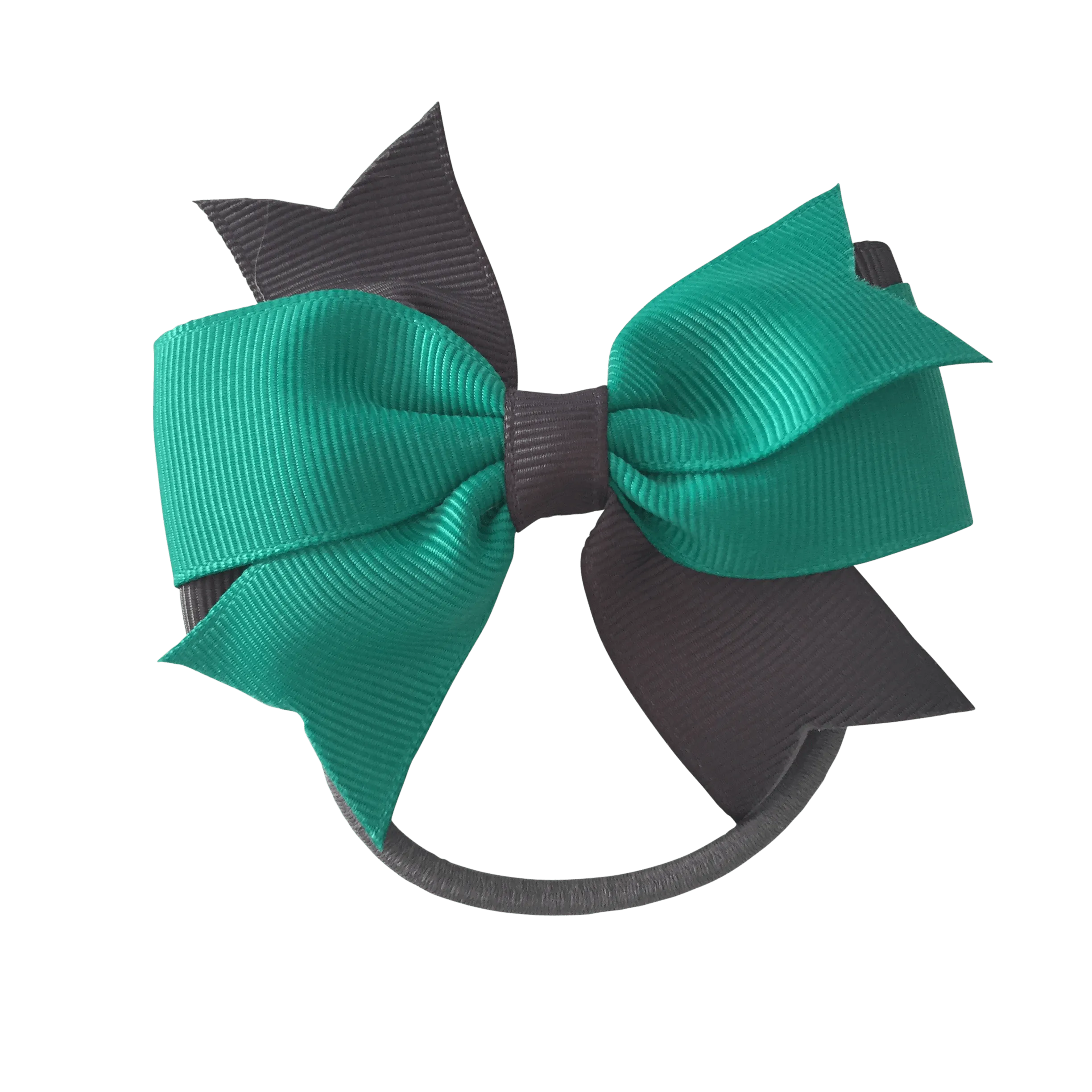Kelly Green & Charcoal Grey Hair Accessories
