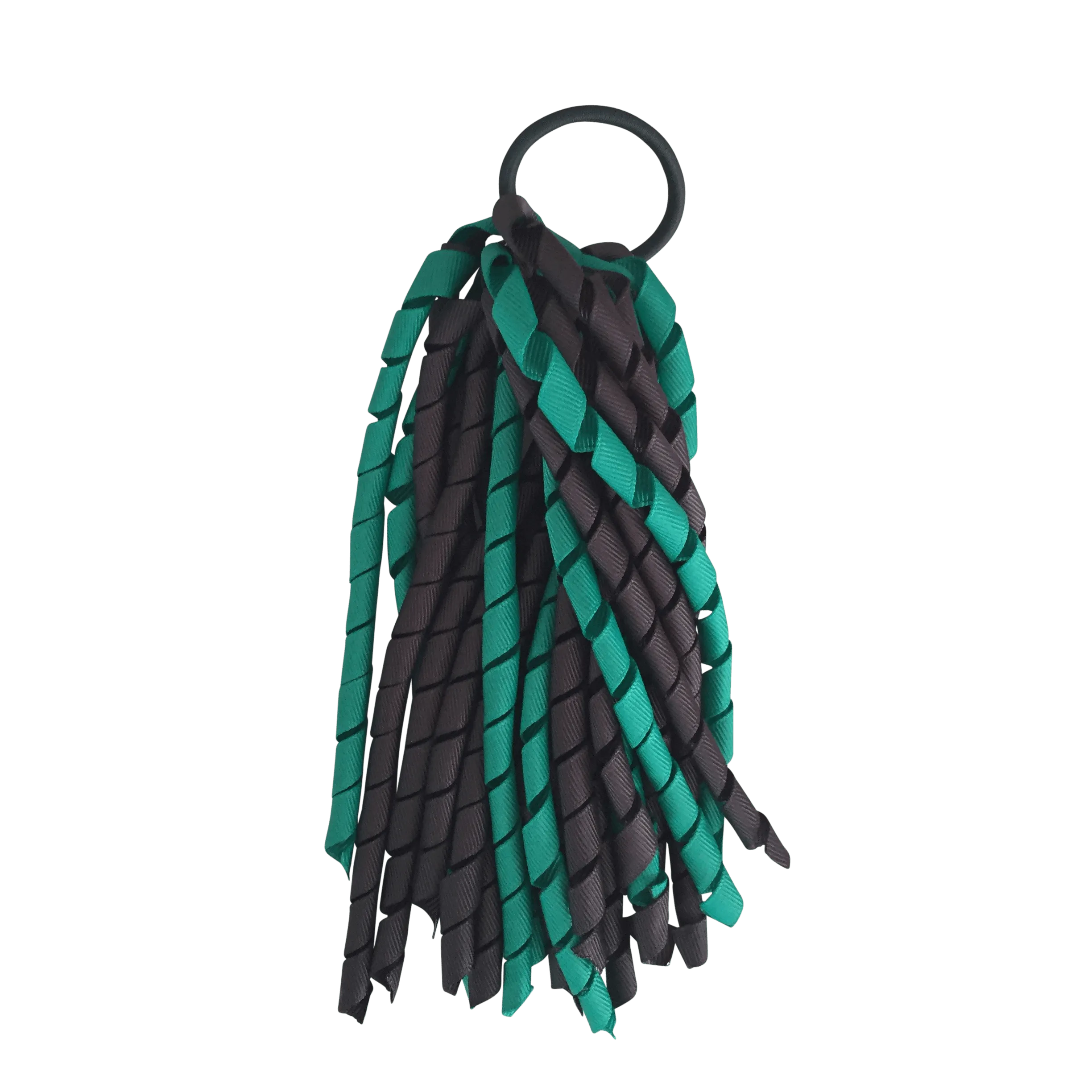 Kelly Green & Charcoal Grey Hair Accessories