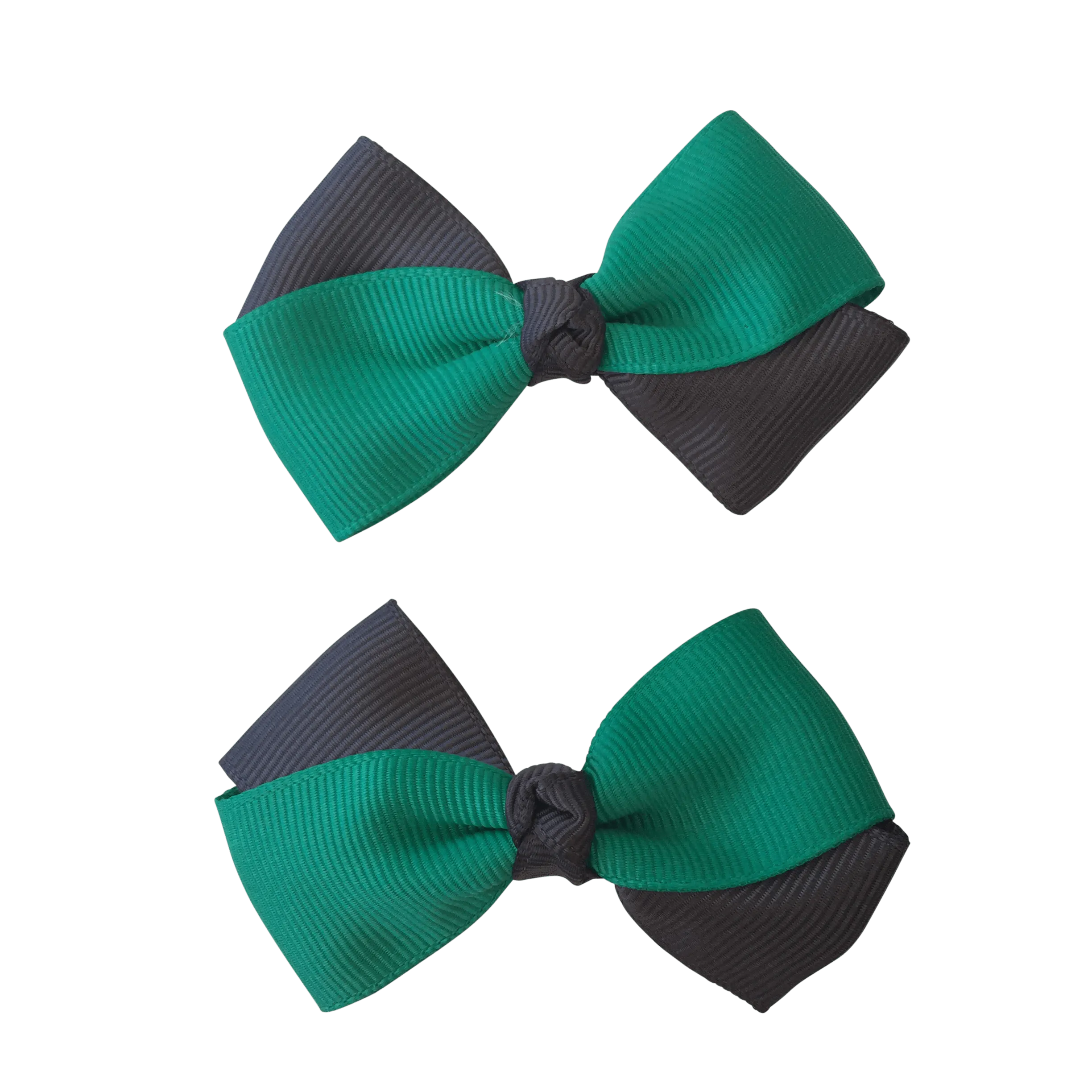 Kelly Green & Charcoal Grey Hair Accessories