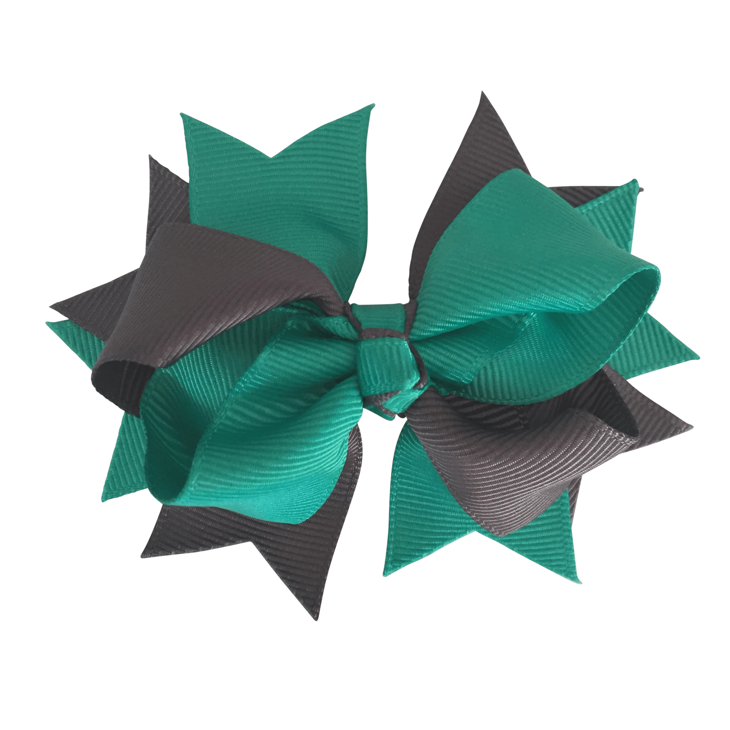 Kelly Green & Charcoal Grey Hair Accessories