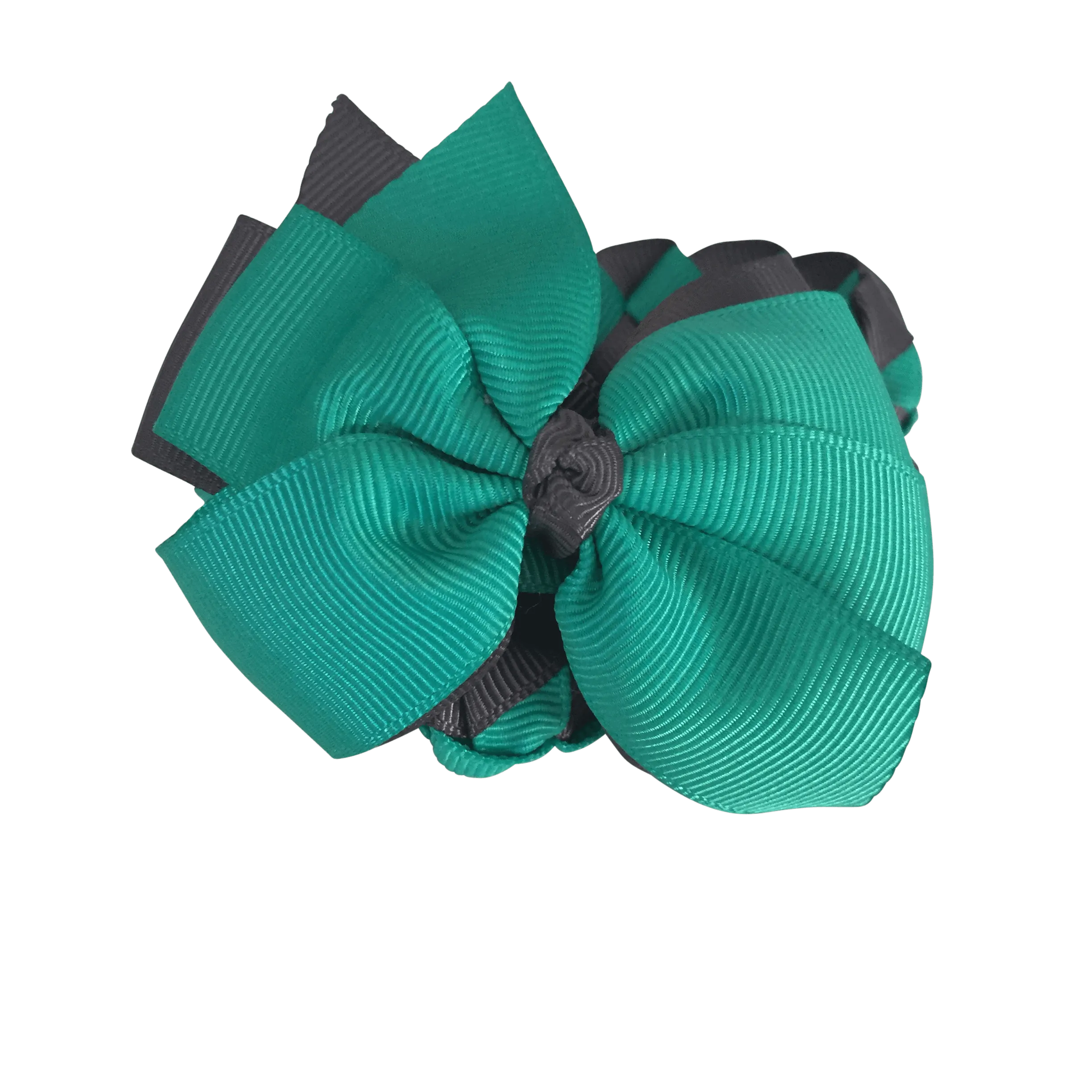 Kelly Green & Charcoal Grey Hair Accessories