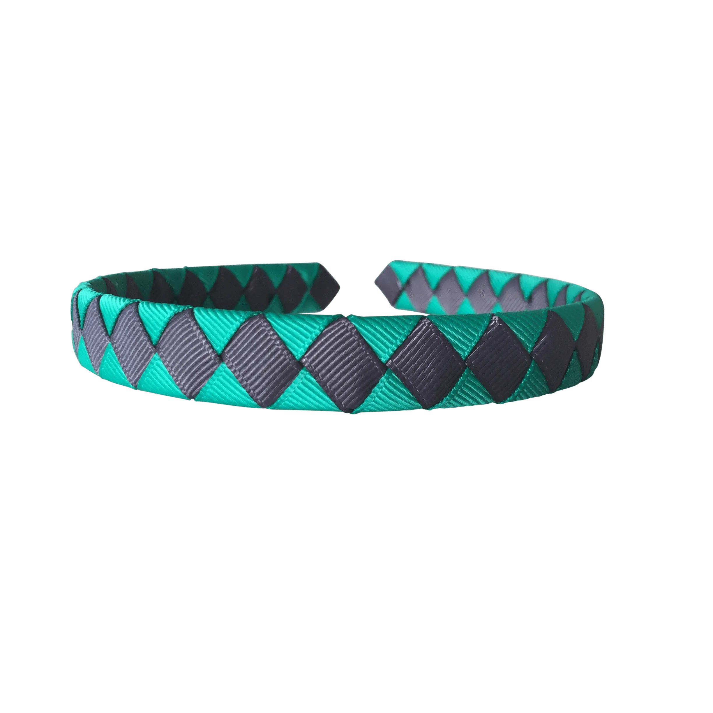 Kelly Green & Charcoal Grey Hair Accessories