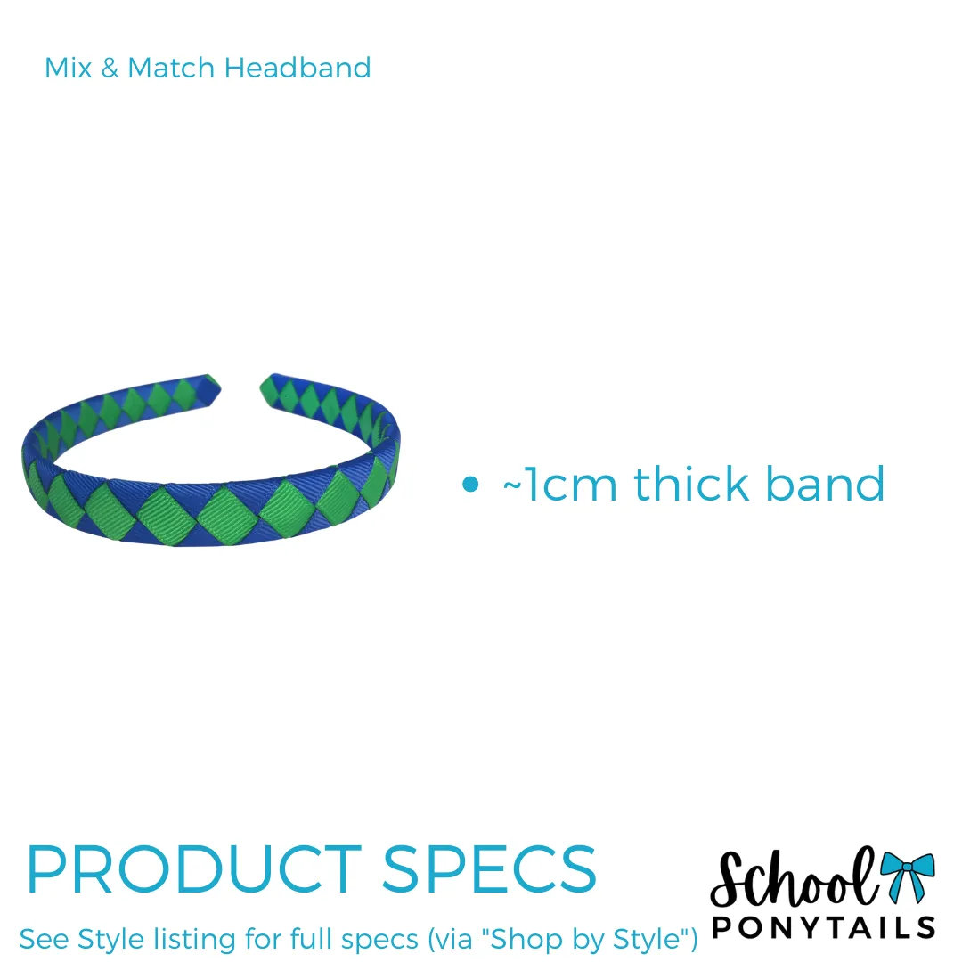 Kiwi Green & Navy Hair Accessories