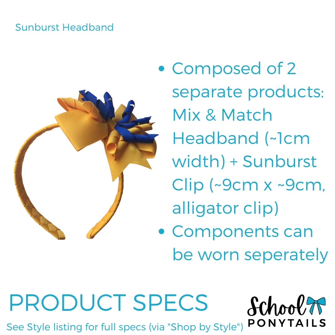 Kiwi Green & Navy Hair Accessories