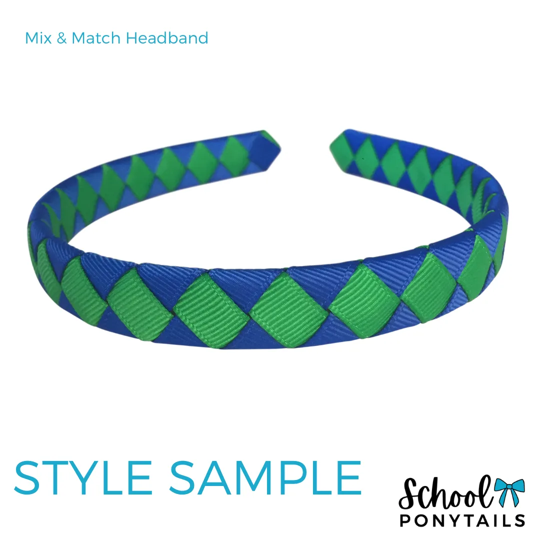 Kiwi Green & Navy Hair Accessories