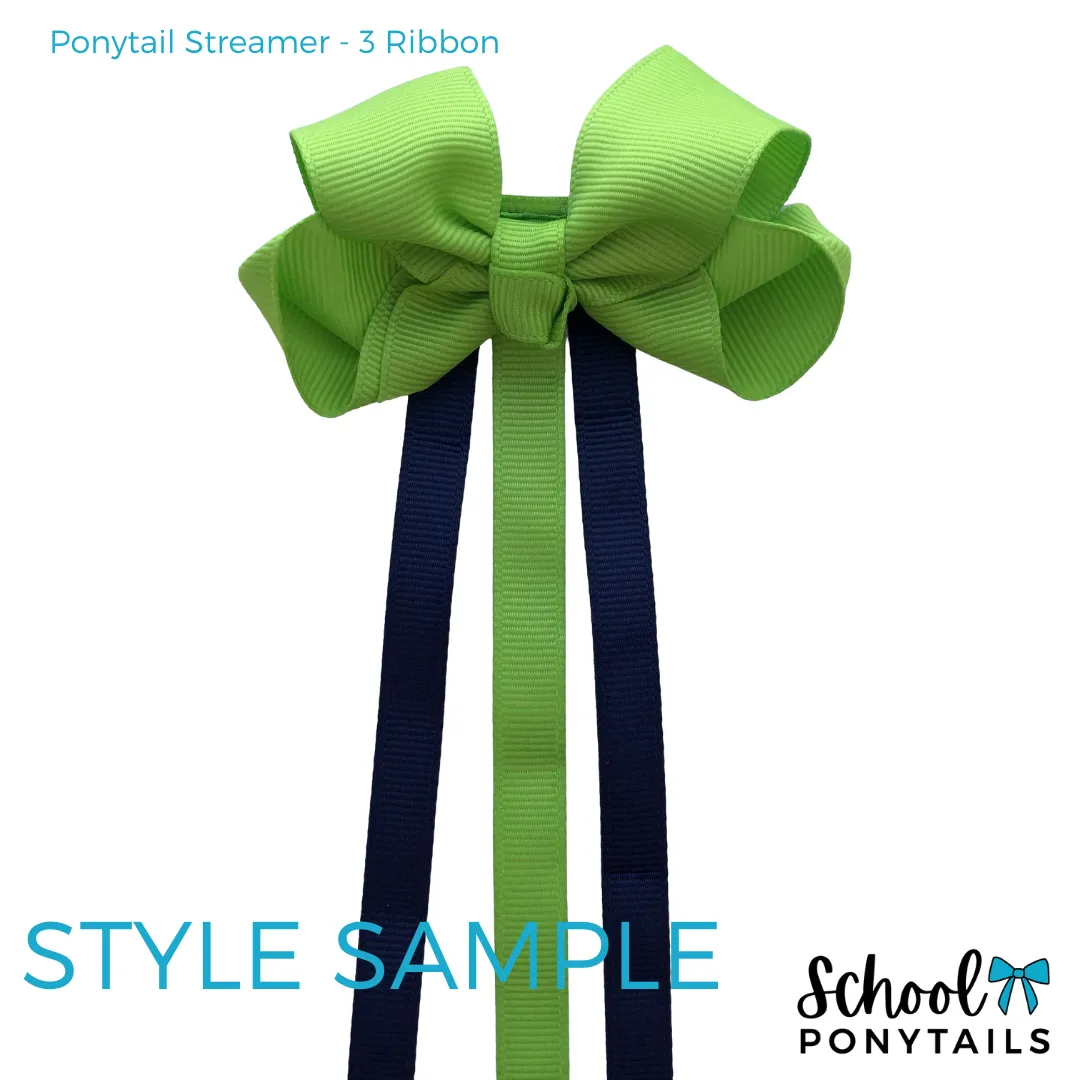 Kiwi Green & Navy Hair Accessories