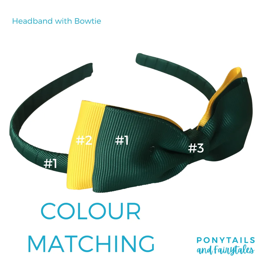 Kiwi Green & Navy Hair Accessories