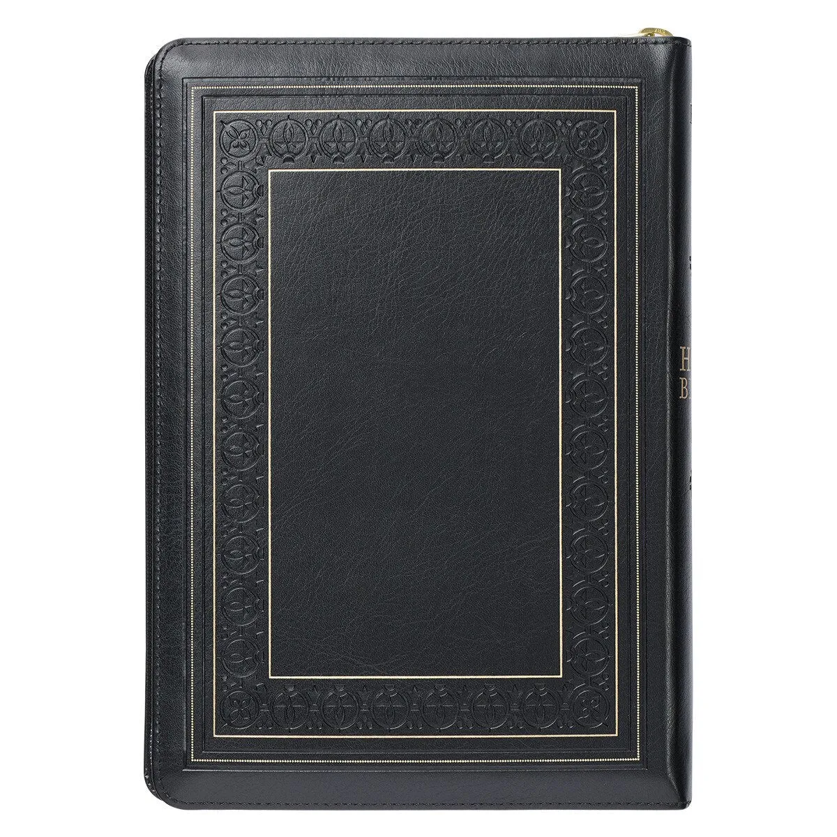 KJV Bible - Giant Print Full-Size Black Faux Leather w/ Zipper
