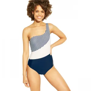 Kona Sol Women's One Shoulder One Piece Swimsuit