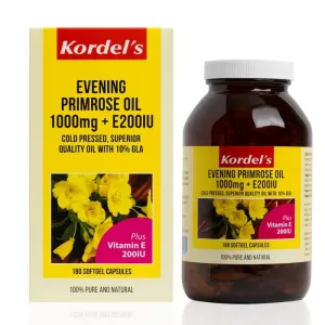 Kordel’s Evening Primrose Oil 1000 mg   E200 IU C180