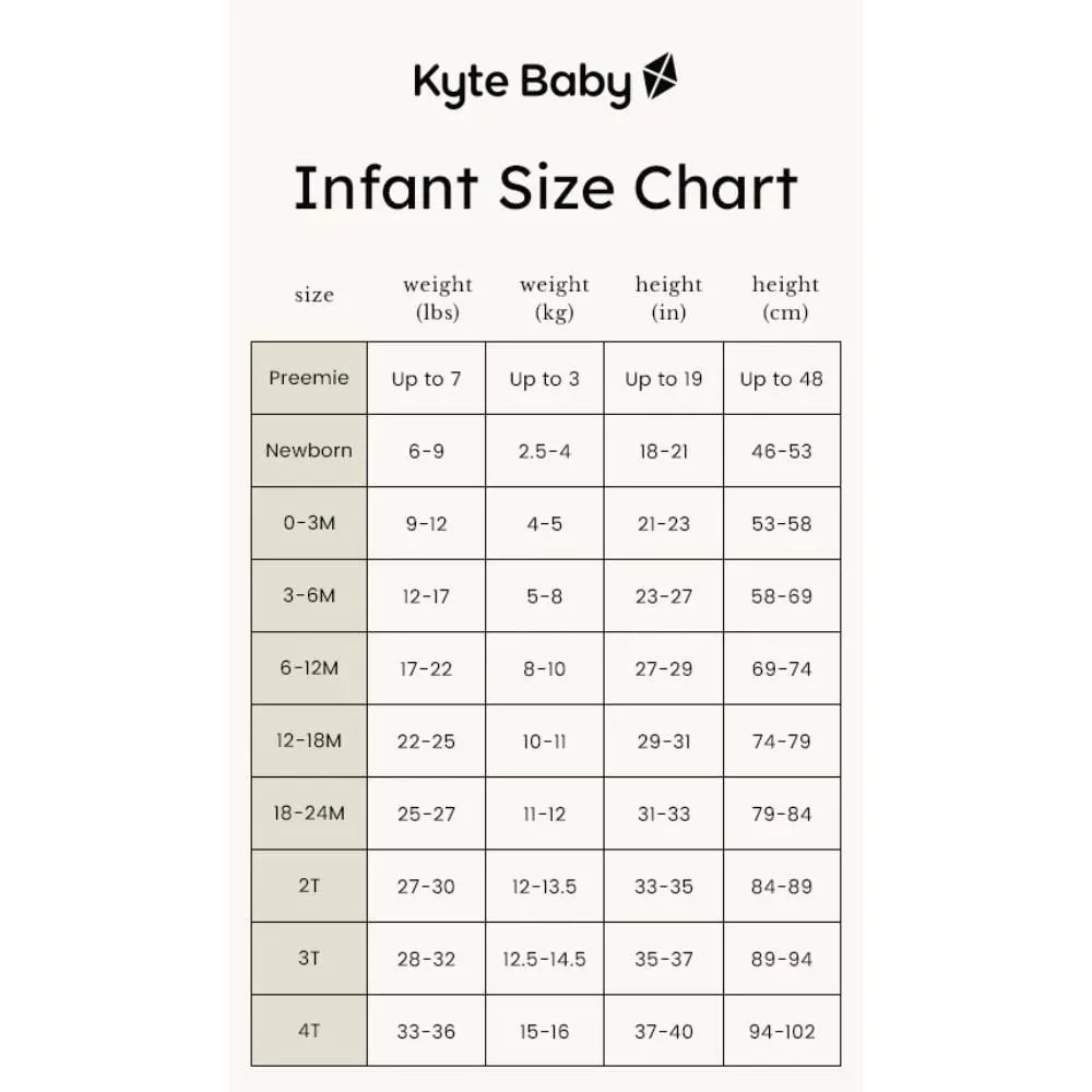 Kyte Baby Zippered Romper - Butterfly