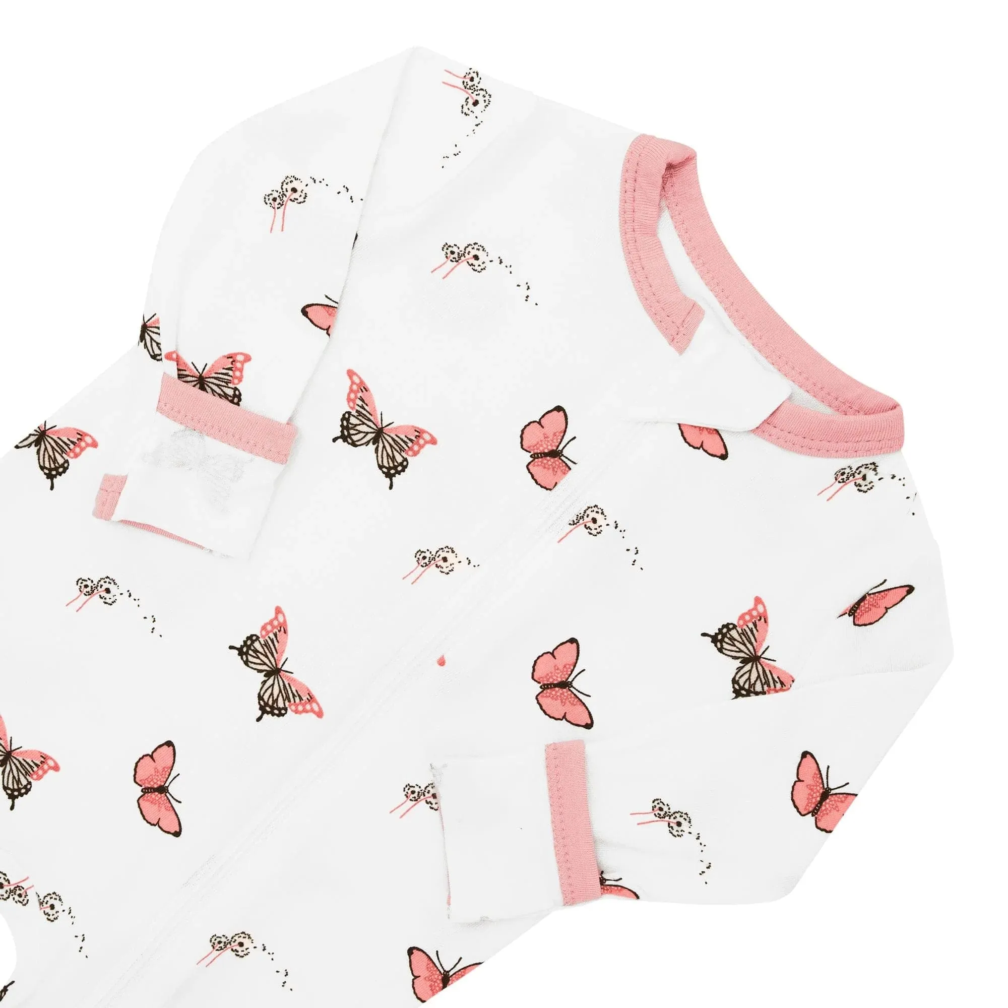 Kyte Baby Zippered Romper - Butterfly