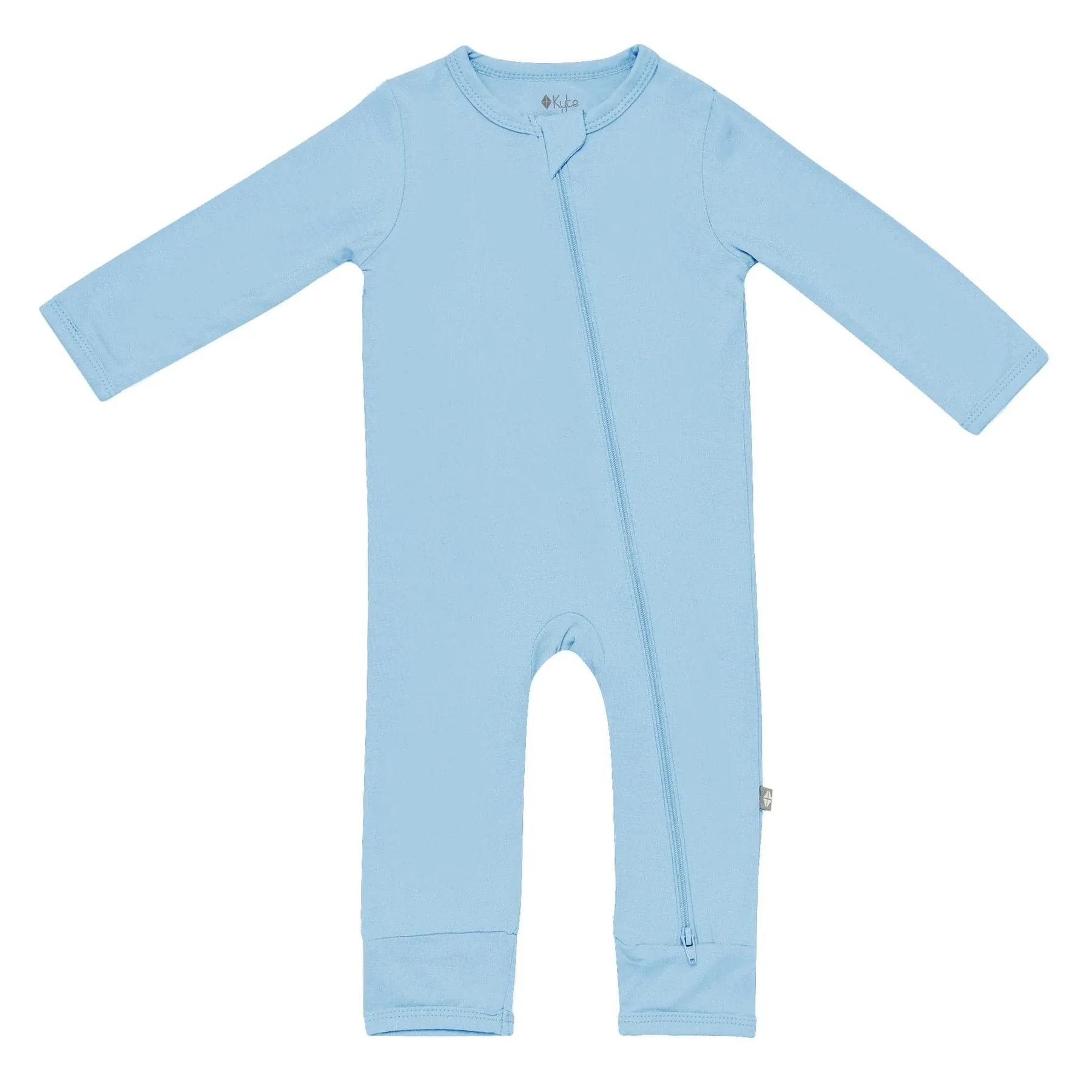 Kyte Zippered Romper- Stream