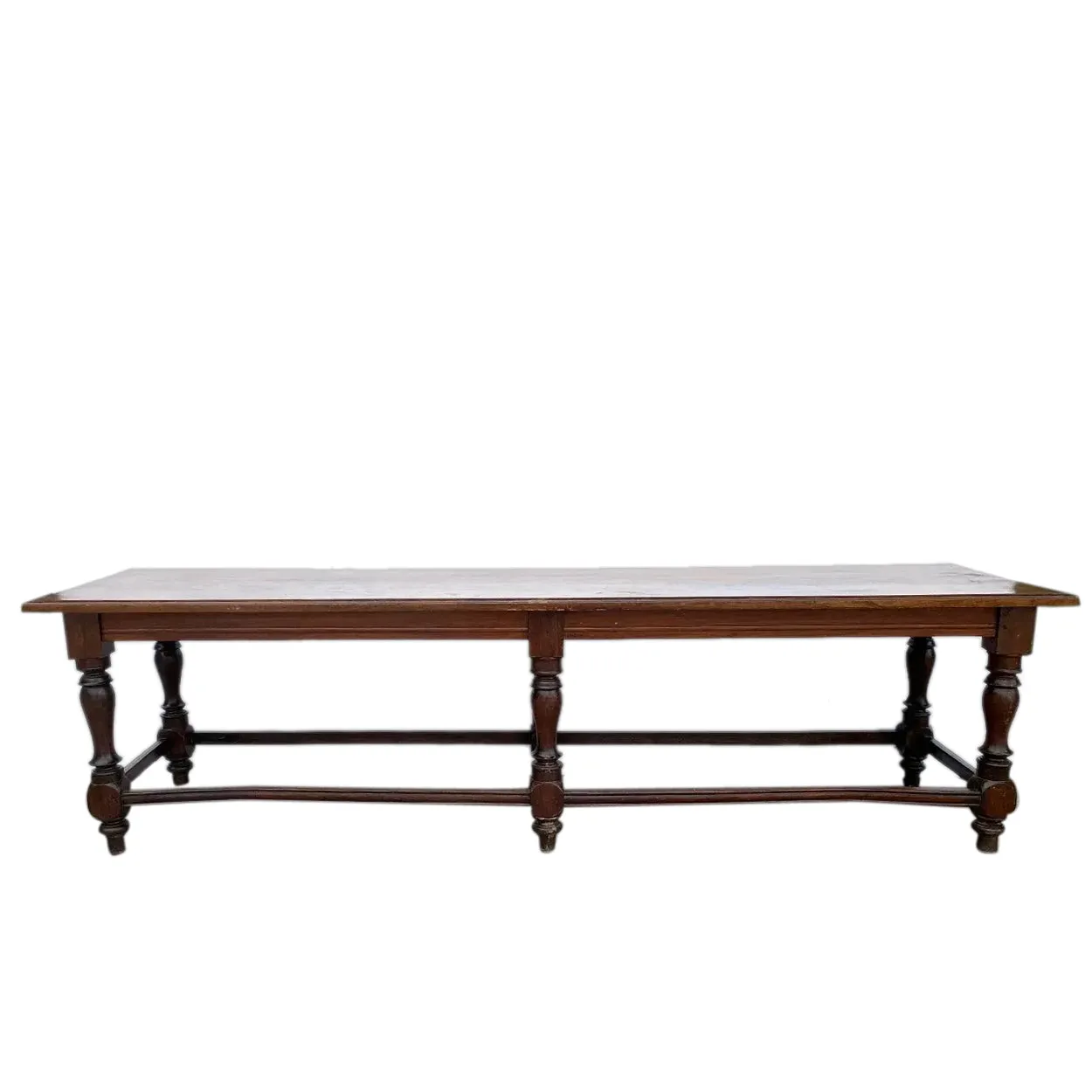 Large Anglo Indian Rosewood and Satinwood Bench / Low Table