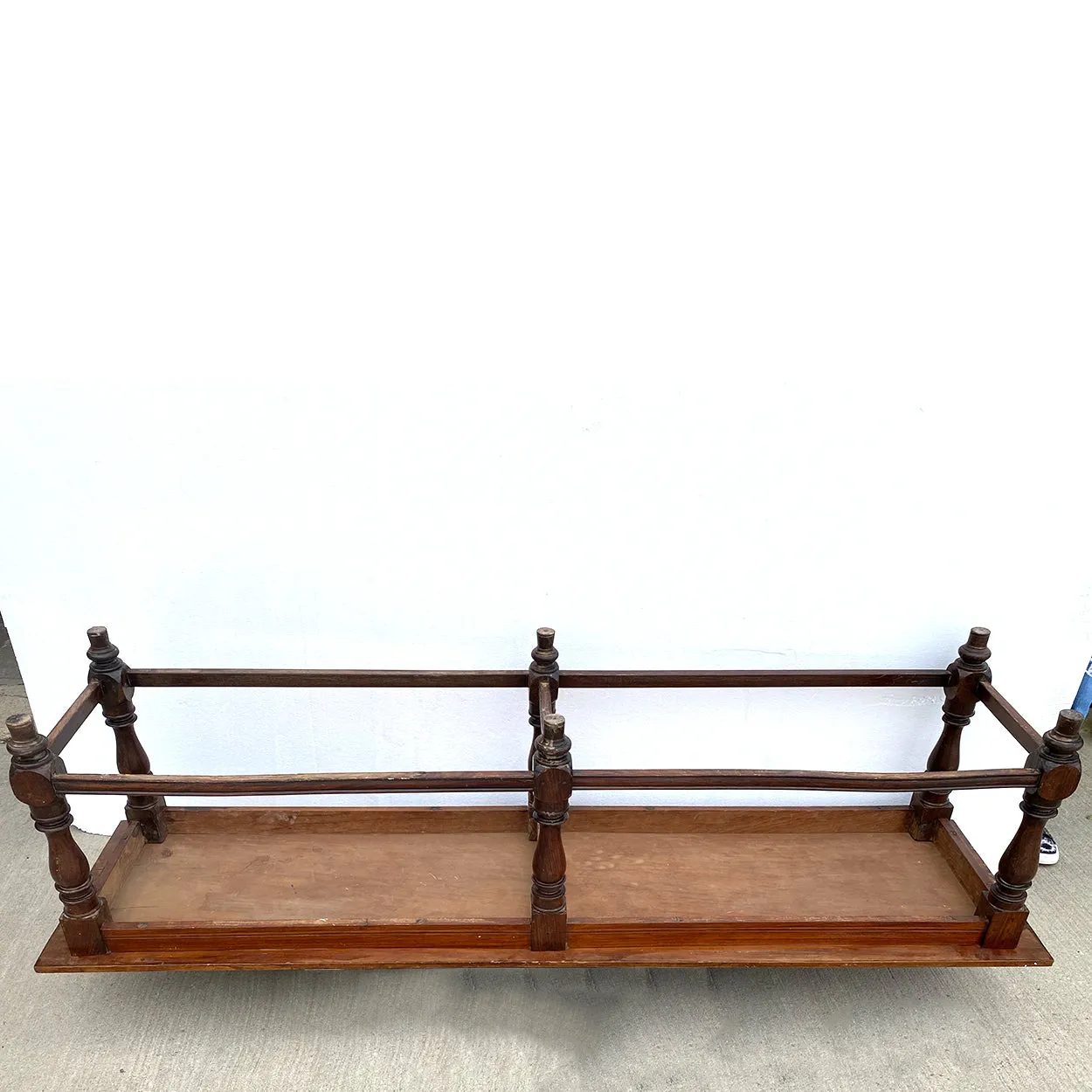 Large Anglo Indian Rosewood and Satinwood Bench / Low Table