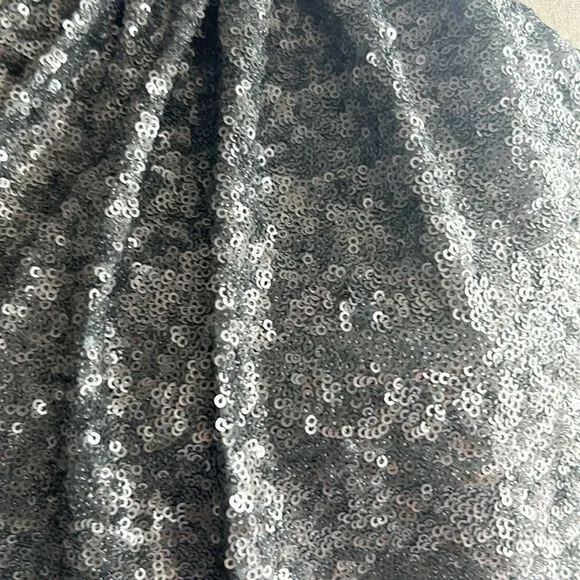 LAUNDRY BY SHELLI SEGAL SEQUIN HALTER MINI DRESS