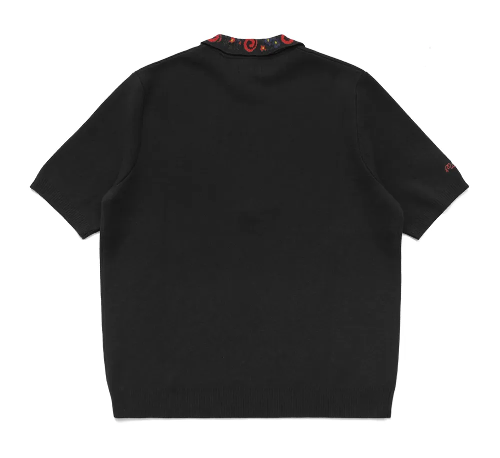 Laurent Jacquard Placket Polo