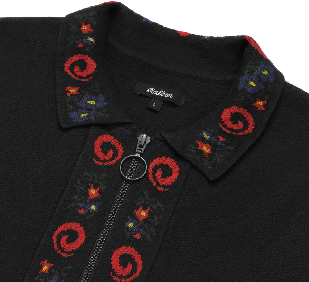 Laurent Jacquard Placket Polo