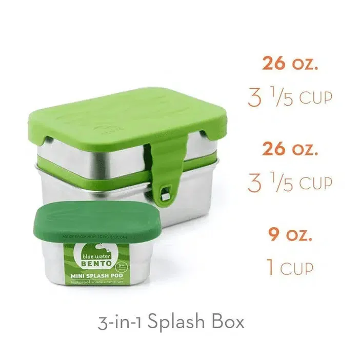 Leak-proof Splash Box 3-In-1