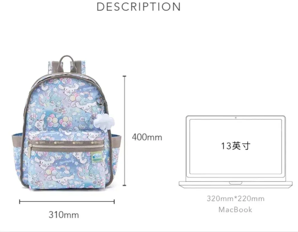 LeSportsac Cinnamoroll Super Dreamy Balloon Backpack